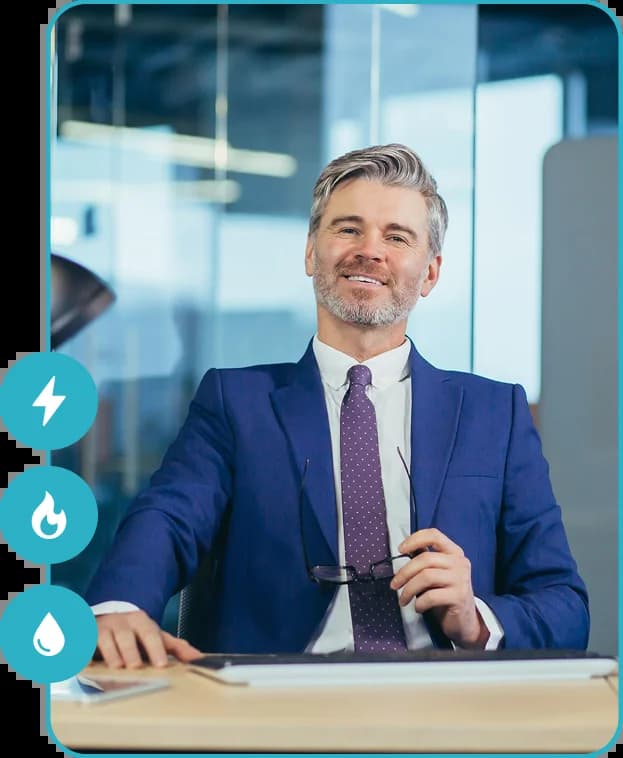 Energy consultant at work